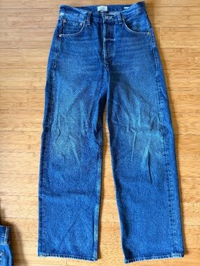 Citizens of Humanity Ayla Baggy Jeans Size 26 Color: ClaremontDark Wash Wide Leg